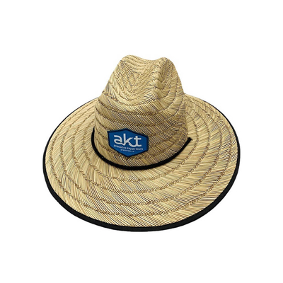 11.5 Cm Brim Woven Sun Hats, Outdoor Surfing Lifeguard Topi Jerami