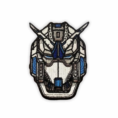 Lencana tambalan Velcro Robot Untuk Tas Applique Kustom