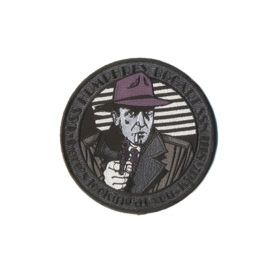 tambalan Tepi sedih Chenille, tambalan Tenunan Poliester 2.5 '' Untuk Topi