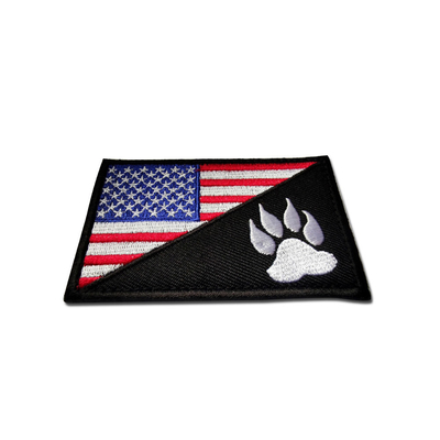 Militer Hooked Army Iron On tambalan, tambalan Kain Untuk Jaket Ukuran 2 Inch × 3 Inch