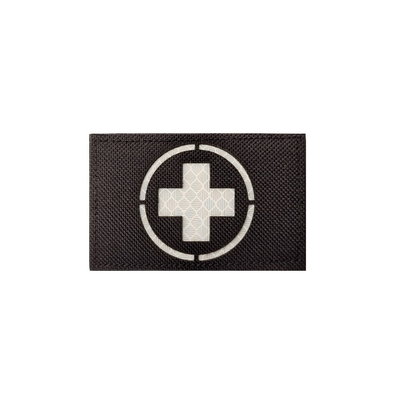 Militer 3M Reflektif Velcro tambalan Die Cut Berbatasan Bahan Nilon Fluoresensi
