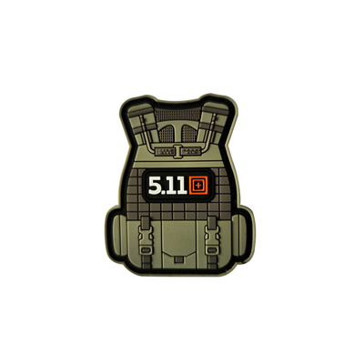 Militer PVC Badge tambalan Tactical Gear 3D Bordir Untuk Tas Topi​