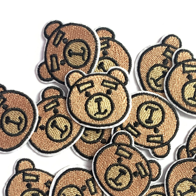 OEM ODM Bordir Kustomisasi Lencana Logo Merek Besi Pada Patch