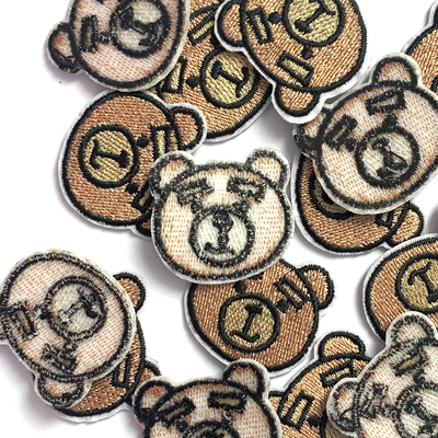 OEM ODM Bordir Kustomisasi Lencana Logo Merek Besi Pada Patch