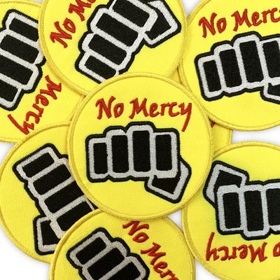 75% Menjahit Pakaian Bordir Patch Pakaian Judo Dan Topi