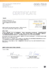CINA Shenzhen K&amp;F Apparel Co., Ltd Sertifikasi